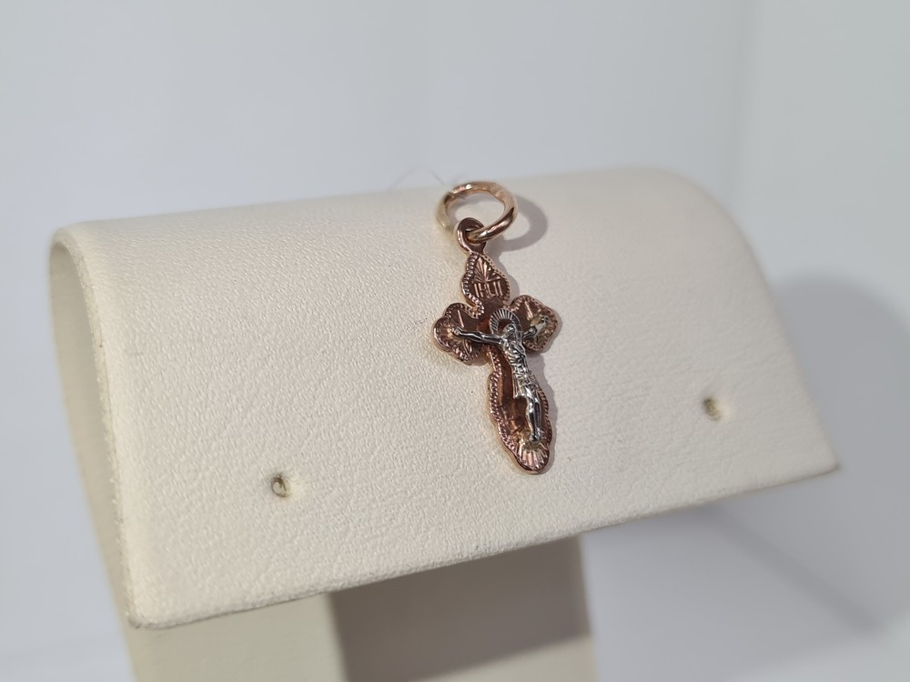 80117р ПОДВЕСКА КРЕСТ (Au 585)