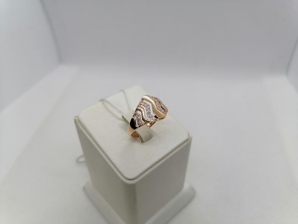 КОЛКМИ585 КОЛЬЦО С КАМНЯМИ (Au 585)