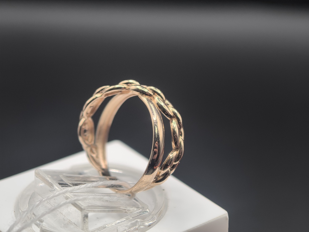 КОЛБКМ585 КОЛЬЦО БЕЗ КАМНЯ (Au 585)