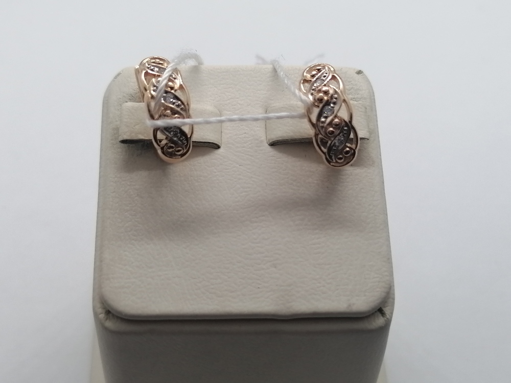 СЕРЬГИ С КАМНЯМИ (Au 585)