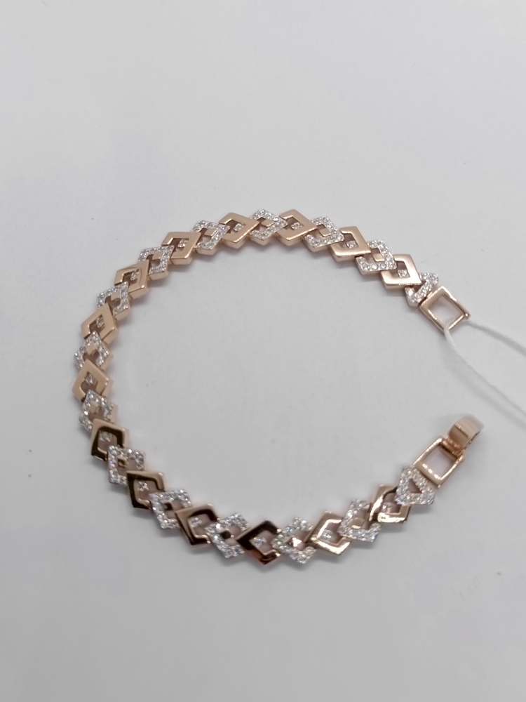 Б585 БРАСЛЕТ С КАМНЯМИ (Au 585)