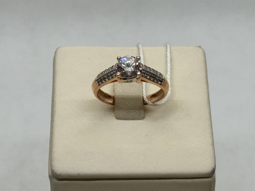 КОЛКМИ585 КОЛЬЦО С КАМНЯМИ (Au 585) КОЛКМИ585 КОЛЬЦО С КАМНЯМИ (Au 585)