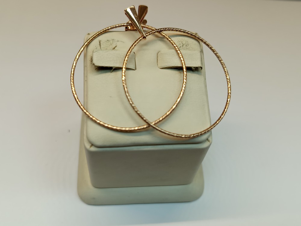 СЕРЬГИ БЕЗ КАМНЯ (Au 585)