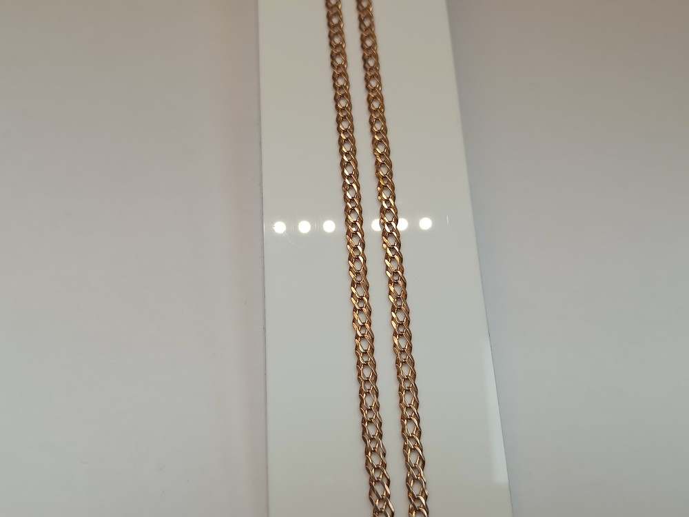 ЦЛР2585 ЦЕПЬ ПОЛНОВЕСНАЯ Ромб двойной (Au 585)