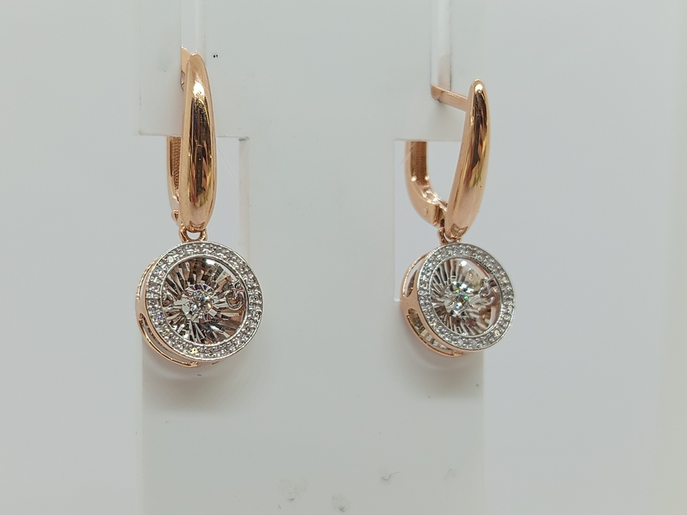 02-11-5478-31-00 СЕРЬГИ БРИЛЛИАНТ (Au 585)