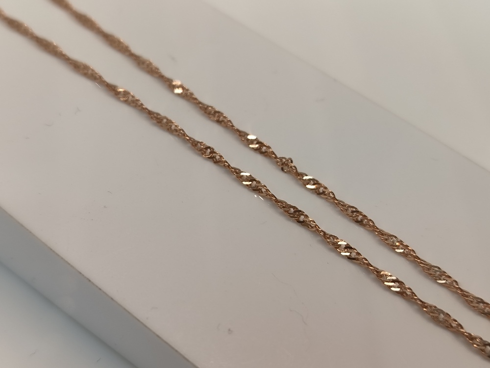 ЦЛСИ585 ЦЕПЬ ПОЛНОВЕСНАЯ Сингапур (Au 585)