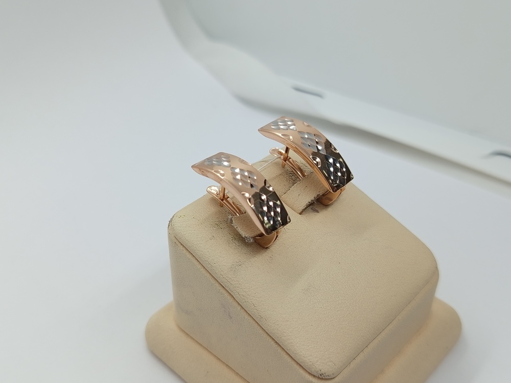 СЕРЬГИ БЕЗ КАМНЯ (Au 585)