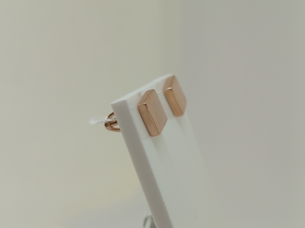 СЕРЬГИ ПУСЕТЫ без камня (Au 585)