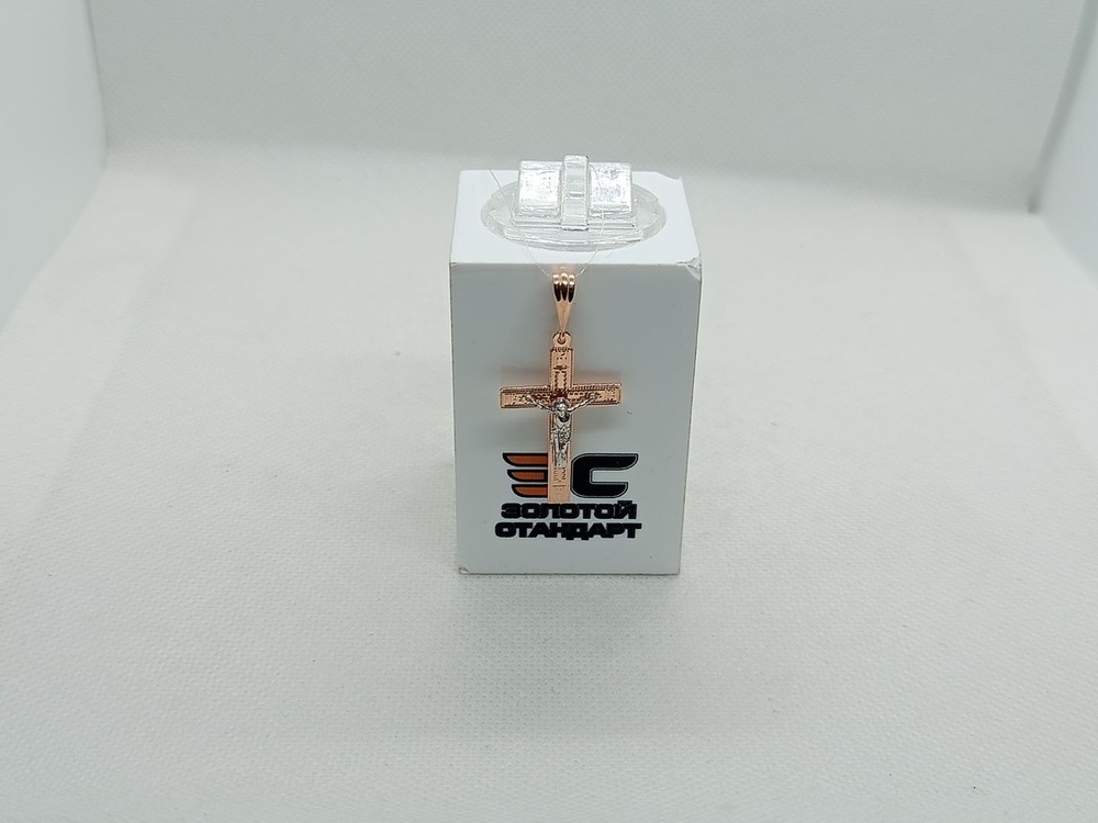 ПОДВЕСКА КРЕСТ без камня (Au 585)