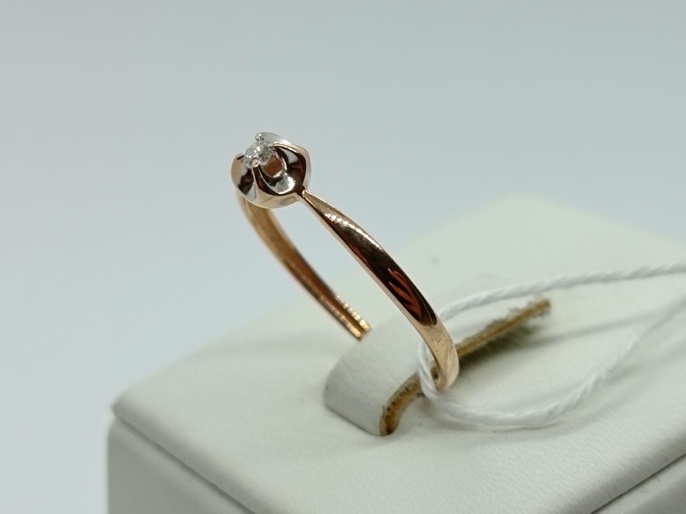 КОЛЬЦО БРИЛЛИАНТ Au 585