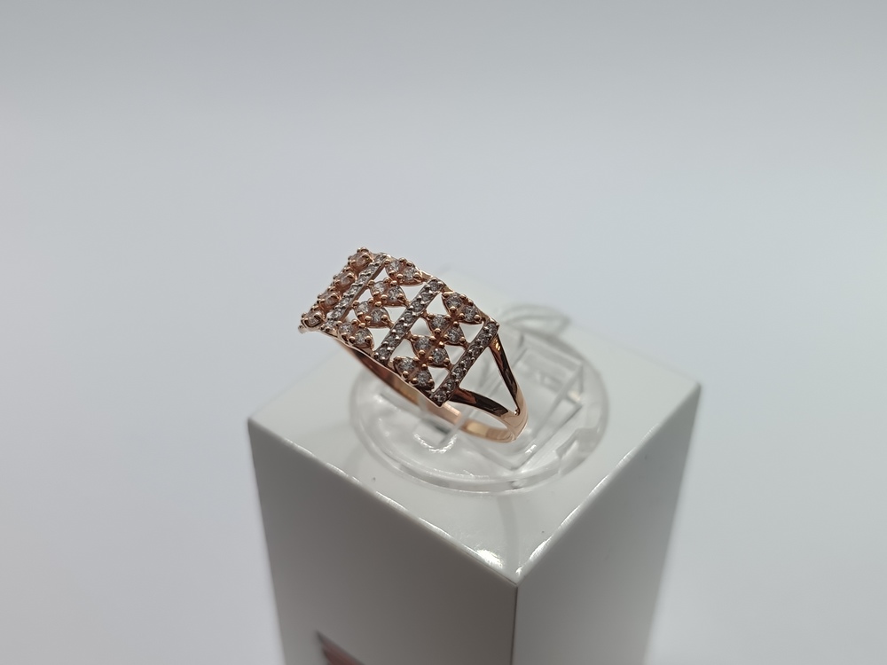 КОЛКМИ585 КОЛЬЦО С КАМНЯМИ (Au 585)