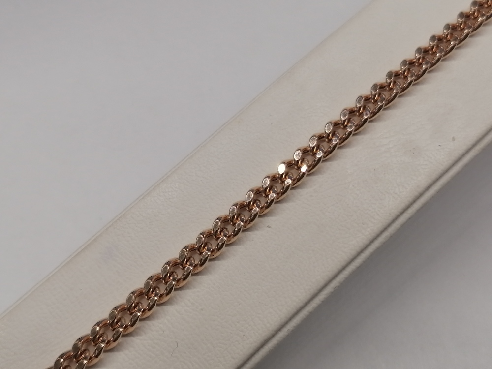 БРАСЛЕТ ПУСТОТЕЛЫЙ Панцирное (Au 585)