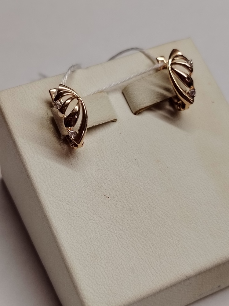 СЕРЬГИ С КАМНЯМИ (Au 585)