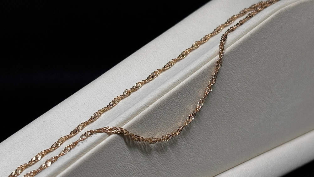 ЦЛСИ585 ЦЕПЬ ПОЛНОВЕСНАЯ Сингапур (Au 585)