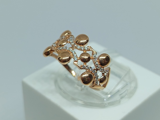 КОЛКМИ585 КОЛЬЦО С КАМНЯМИ (Au 585) КОЛКМИ585 КОЛЬЦО С КАМНЯМИ (Au 585)