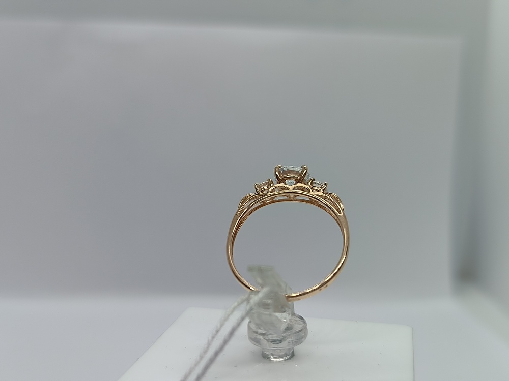 КОЛКМИ585 КОЛЬЦО С КАМНЯМИ (Au 585)