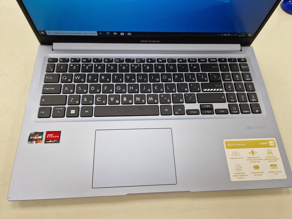 Ноутбук ASUS vivobook 15 m513ua-l1338t; Ryzen 7 4800H, Radeon Graphics, 16 Гб, 512 GB, Нет