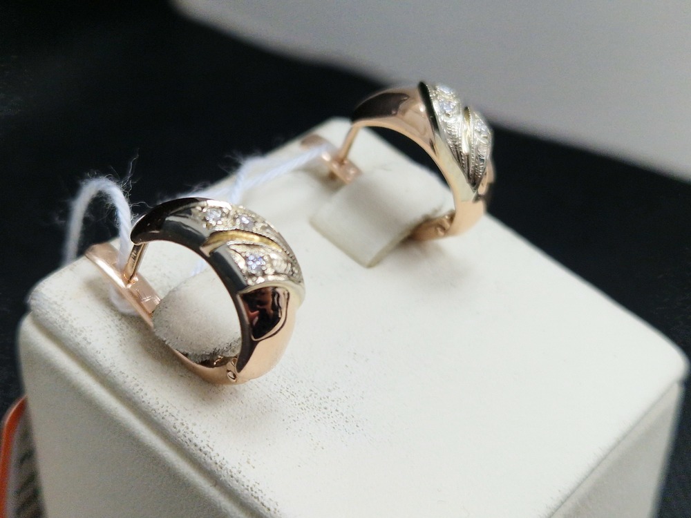 СЕРЬГИ БРИЛЛИАНТ (Au 585)