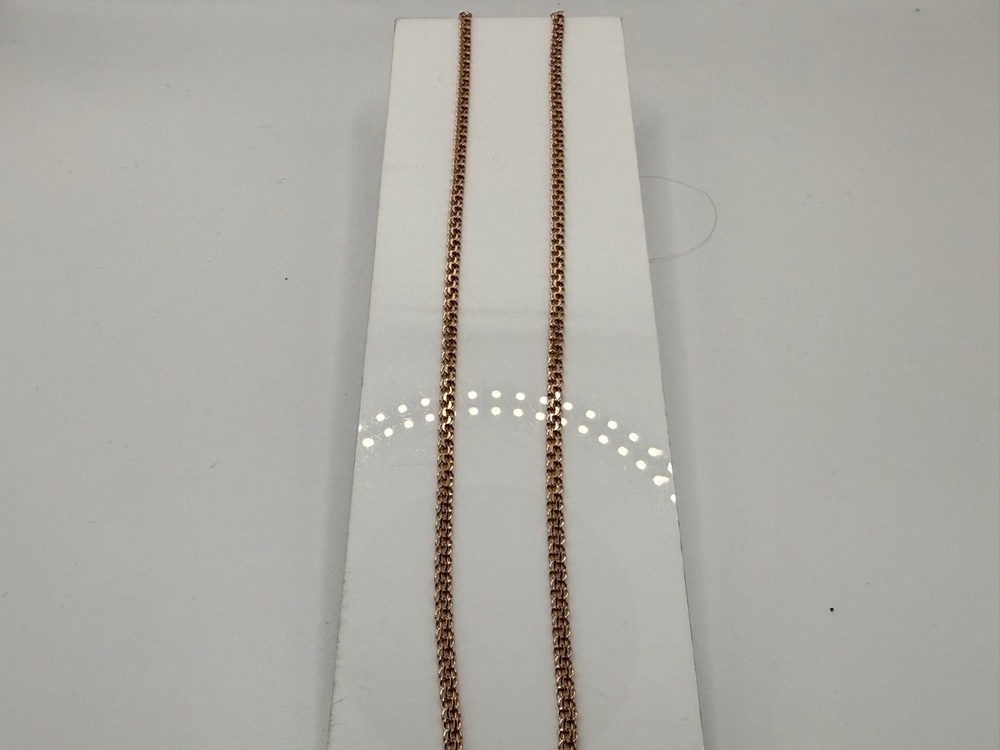 ЦЕПЬ ПУСТОТЕЛАЯ Бисмарк (Au 585)