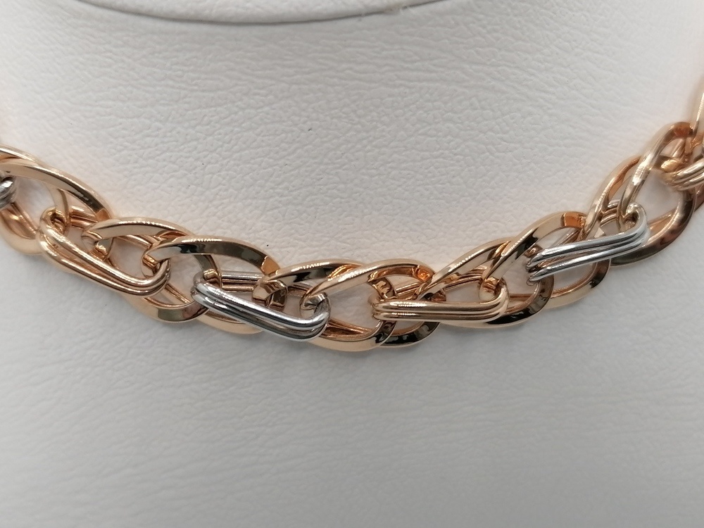 БРАСЛЕТ ПУСТОТЕЛЫЙ Фантазия (Au 585)