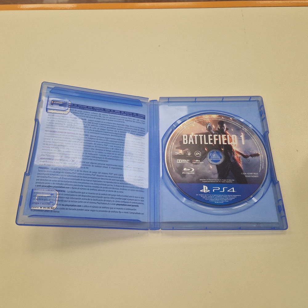 Игра Playstation 4 Battlefield 1