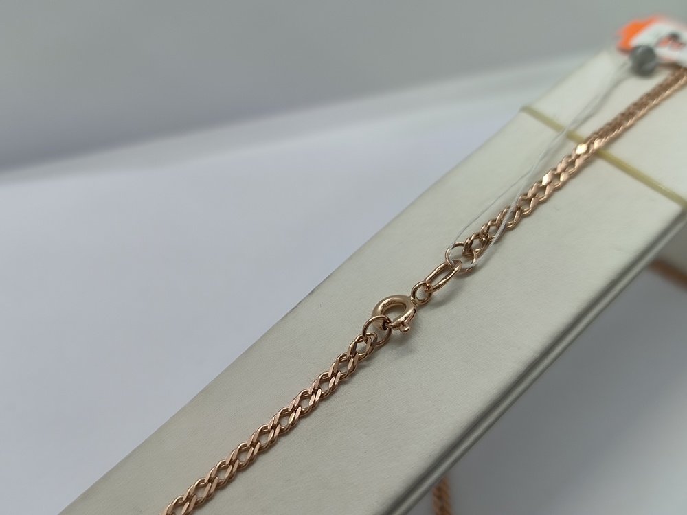 ЦЕПЬ ПОЛНОВЕСНАЯ Ромб двойной (Au 585)