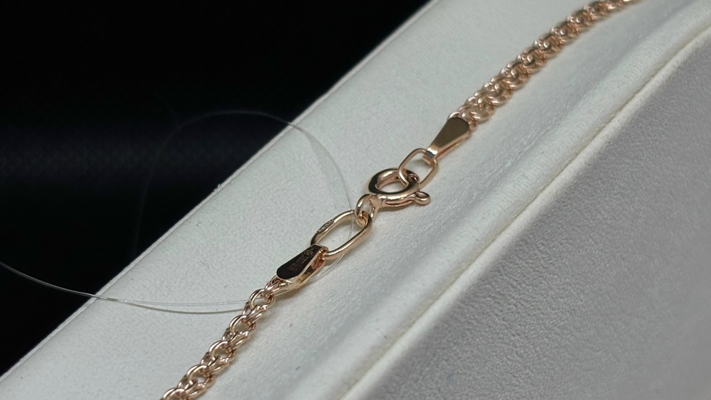 ЦЕПЬ ПУСТОТЕЛАЯ Бисмарк (Au 585)