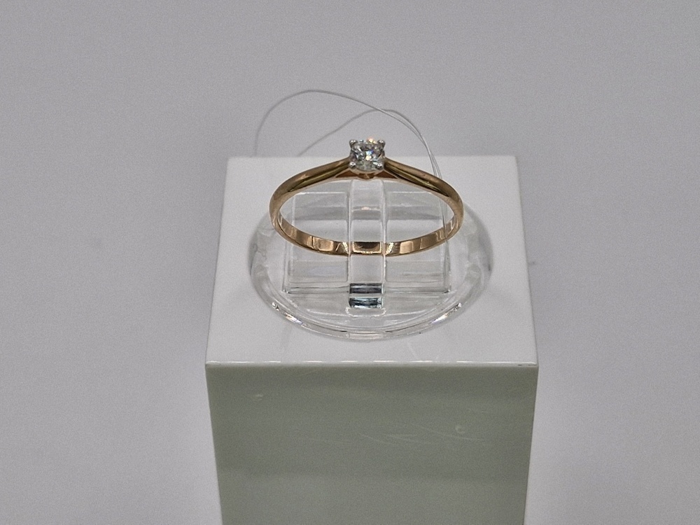 КОЛЬЦО С КАМНЕМ (Au 585)