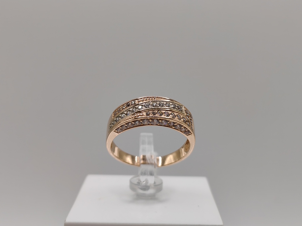 КОЛКМИ585 КОЛЬЦО С КАМНЯМИ (Au 585)