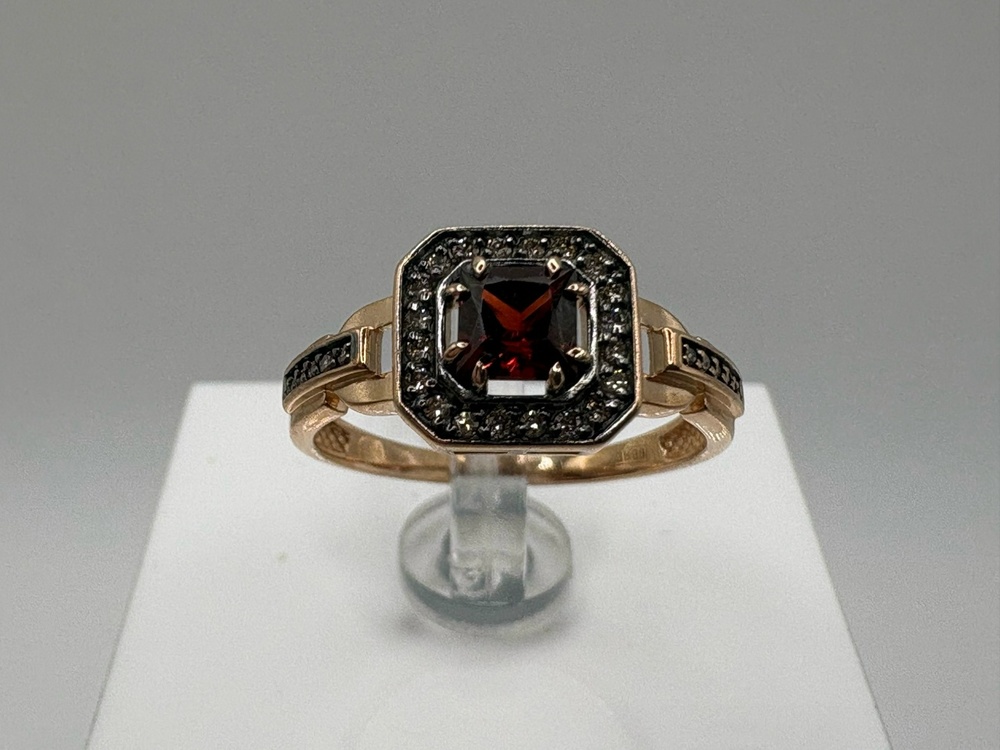 КОЛКМИ585 КОЛЬЦО С КАМНЯМИ (Au 585)