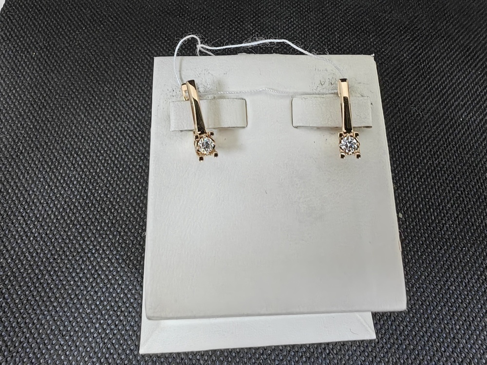 СЕРЬГИ БРИЛЛИАНТ (Au 585)