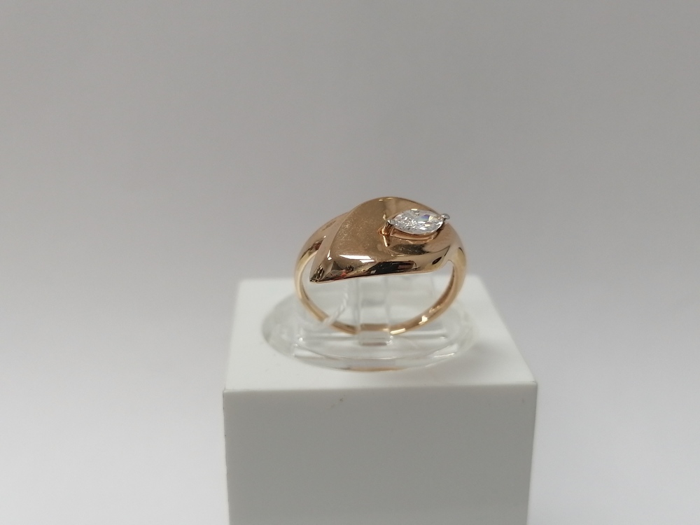 КОЛЬЦО С КАМНЕМ (Au 585)