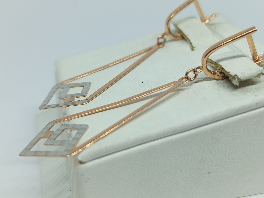 СБКМ585 СЕРЬГИ БЕЗ КАМНЯ (Au 585)