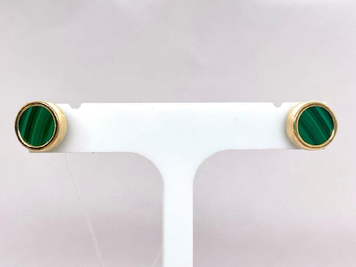 СЕРЬГИ ПУСЕТЫ с камнем (Au 585)