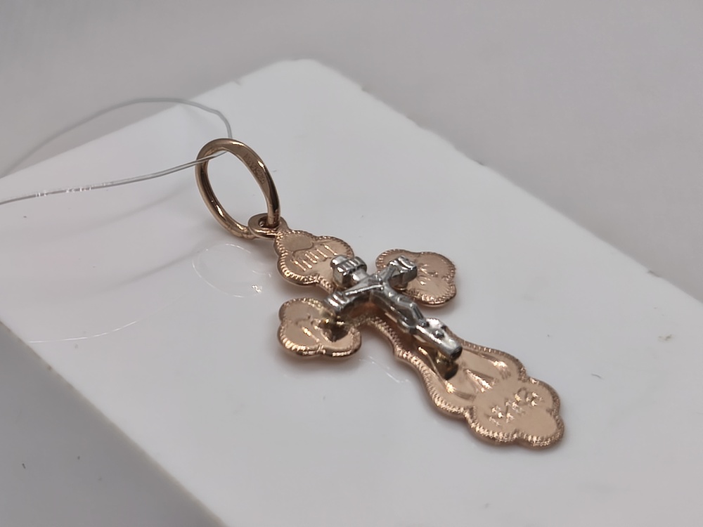 ПОДВЕСКА КРЕСТ (Au 585)