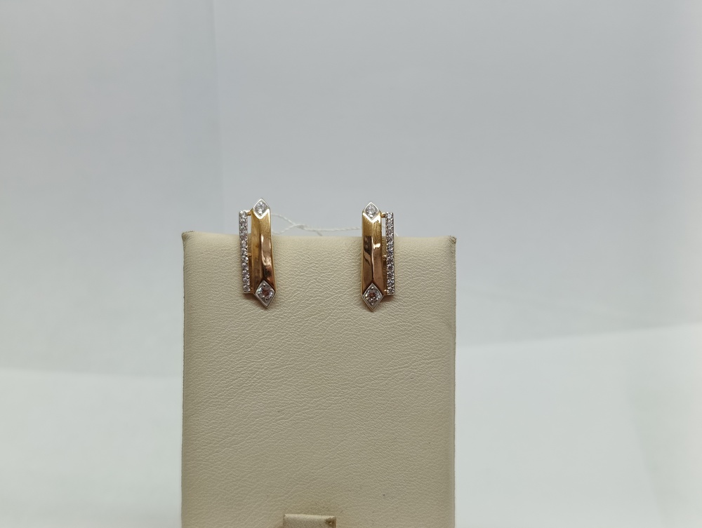 СЕРЬГИ С КАМНЯМИ (Au 585)