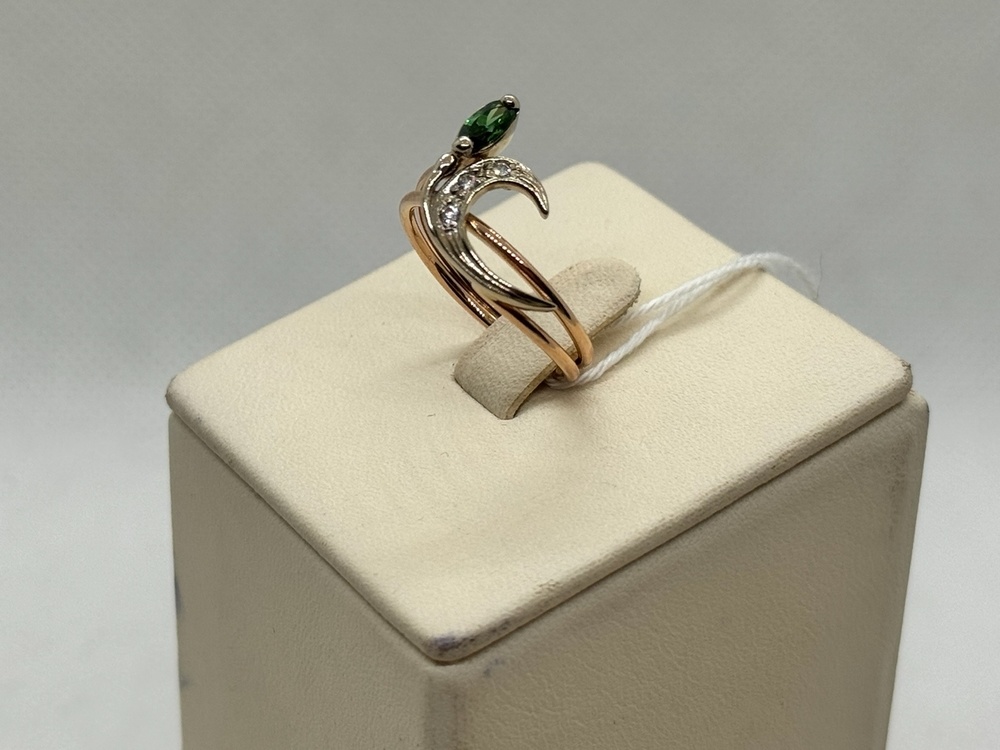 КОЛКМИ585 КОЛЬЦО С КАМНЯМИ (Au 585)