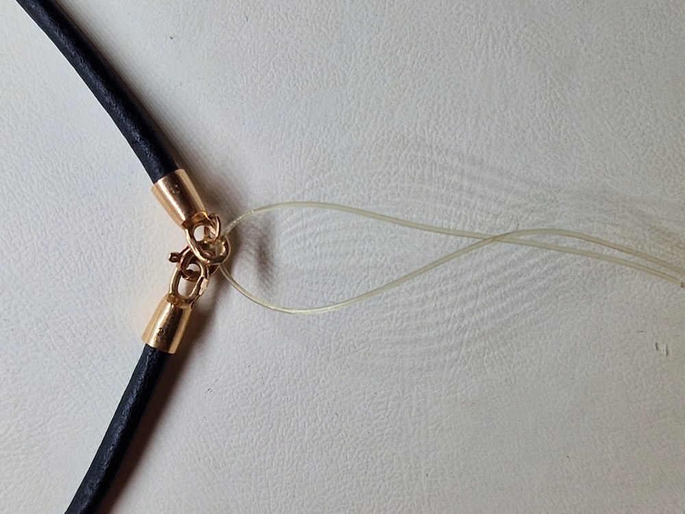 КОЛЬЕ КОЖА (Au 585)