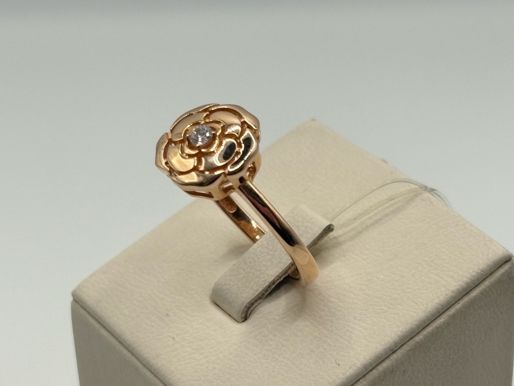 КОЛЬЦО С КАМНЯМИ (Au 585)