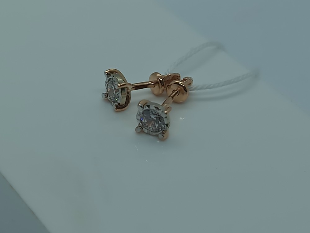 СПУС585 СЕРЬГИ ПУСЕТЫ (Au 585)