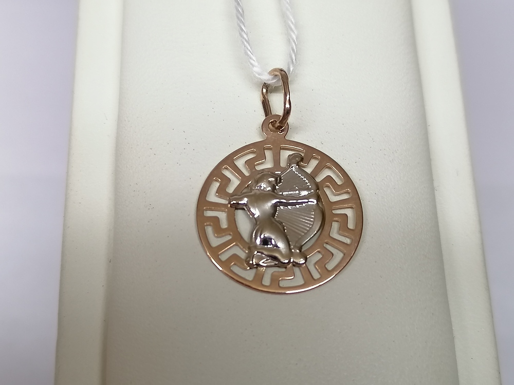 ПОДВЕСКА ЗНАК ЗОДИАКА СТРЕЛЕЦ Au 585 ПОДВЕСКА ЗНАК ЗОДИАКА СТРЕЛЕЦ Au 585