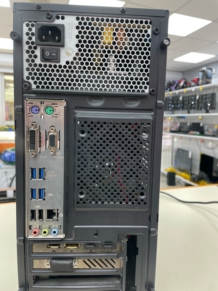 Системный блок Noname; Core i3-6100, Radeon RX 570, 8 Гб, 120 Гб, 500 Гб