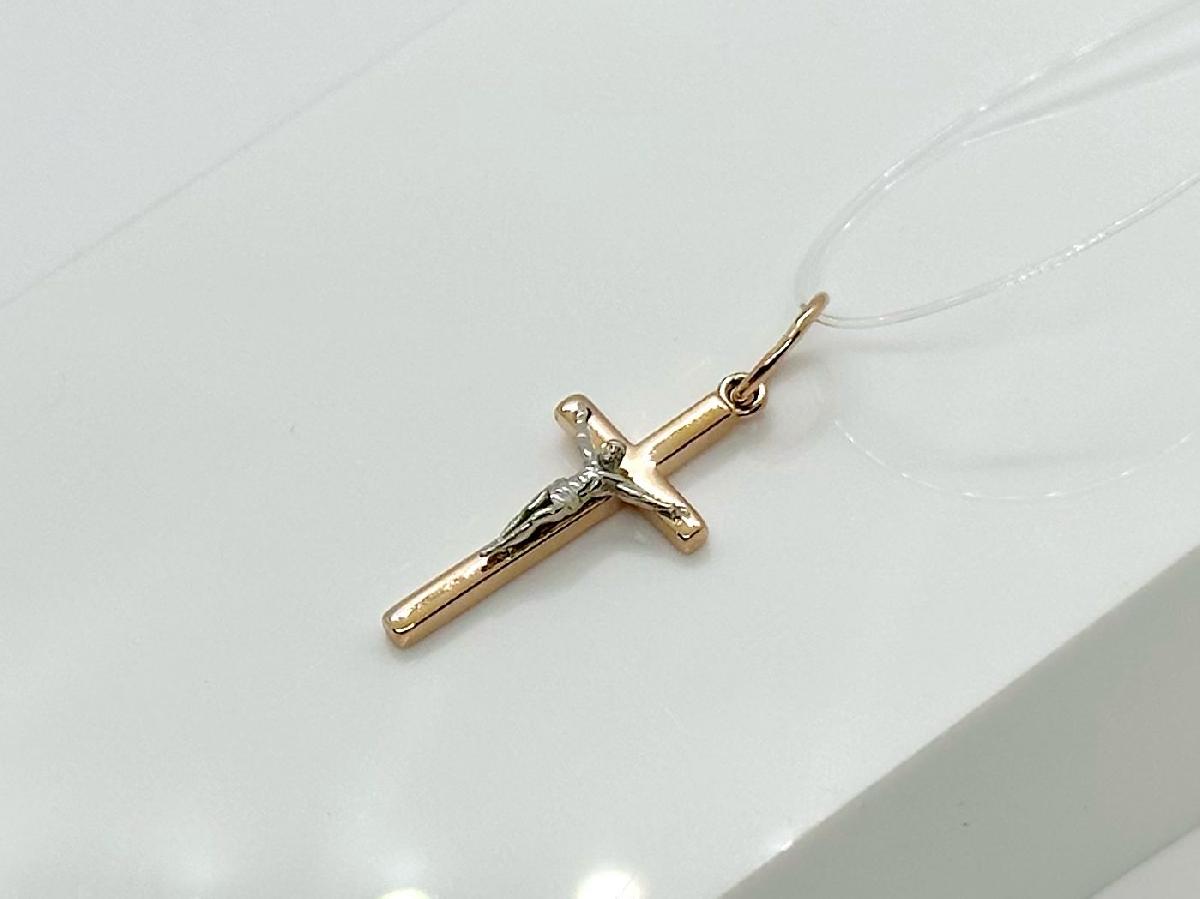 00-63-0178-00 ПОДВЕСКА КРЕСТ без камня (Au 585)