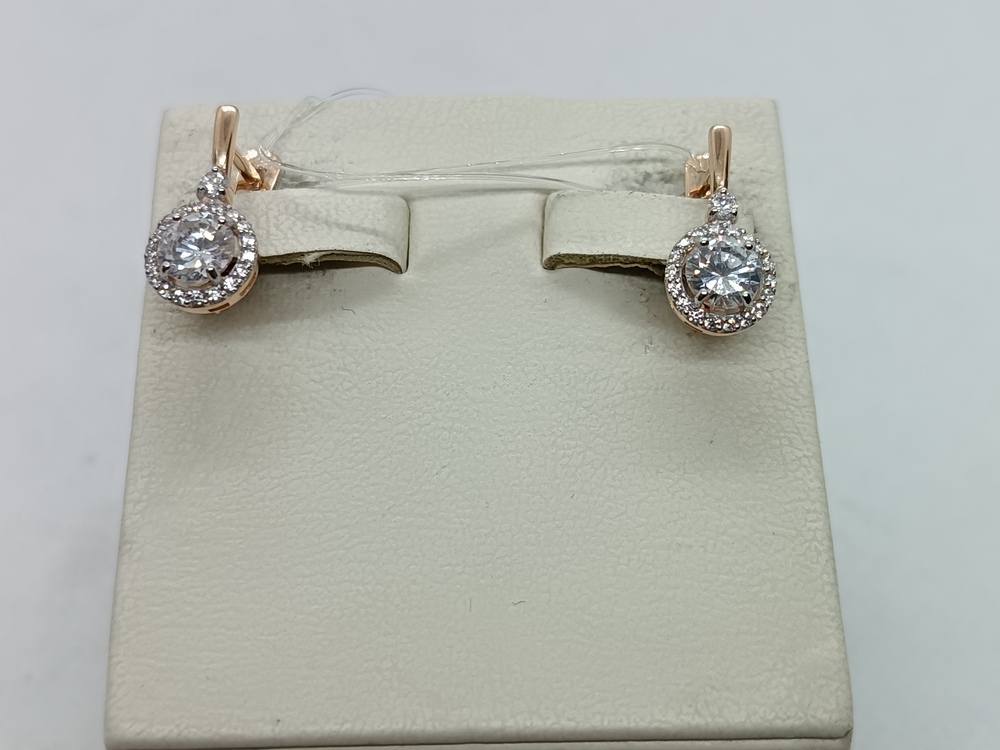 СЕРЬГИ С КАМНЯМИ (Au 585)