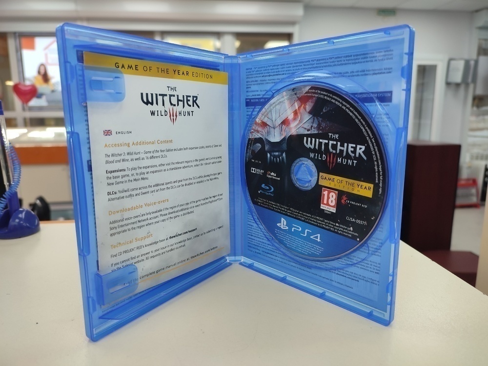 Игра Playstation 4 Witcher 3