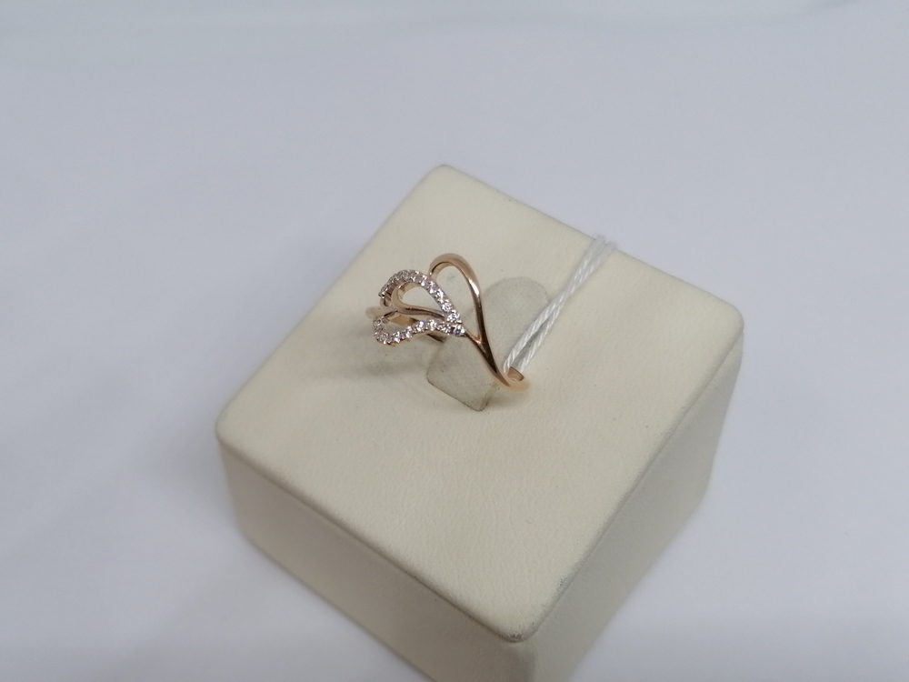 КОЛКМИ585 КОЛЬЦО С КАМНЯМИ (Au 585)