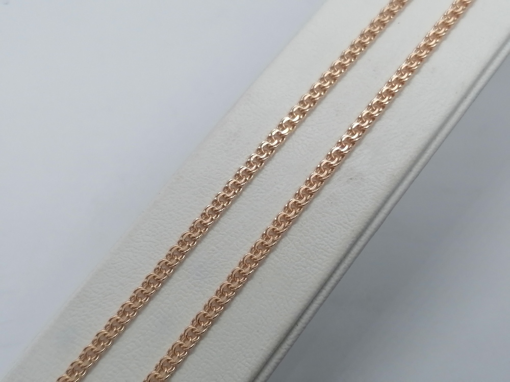 8040200-55 ЦЕПЬ ПОЛНОВЕСНАЯ Бисмарк (Au 585)