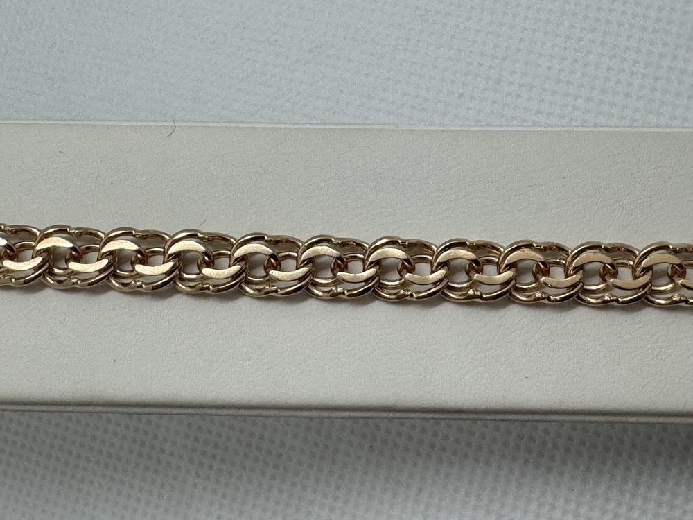 БРАСЛЕТ ПОЛНОВЕСНЫЙ Бисмарк (Au 585)