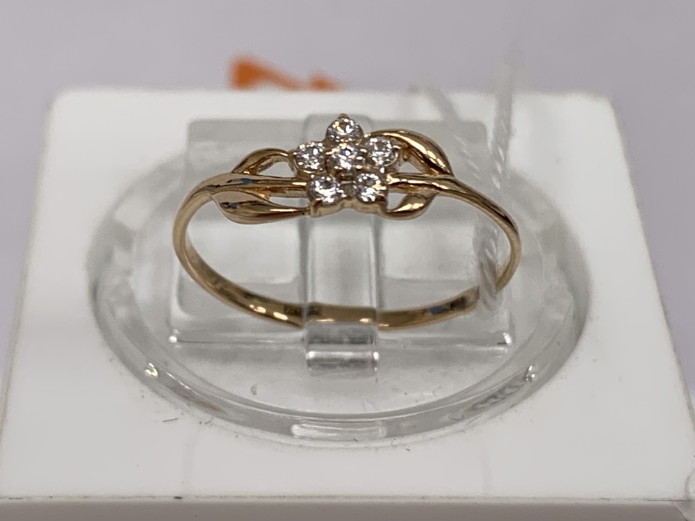 КОЛКМИ585 КОЛЬЦО С КАМНЯМИ (Au 585)
