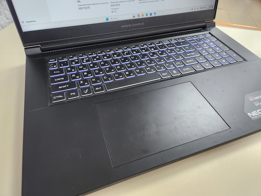 Ноутбук ARDOR Gaming N17-I5ND403; Core I5-12600H, GeForce RTX 2050, 16 Гб, 480 Гб, Нет
